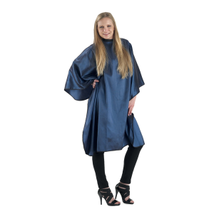 Mantella taglio nylon silk indaco