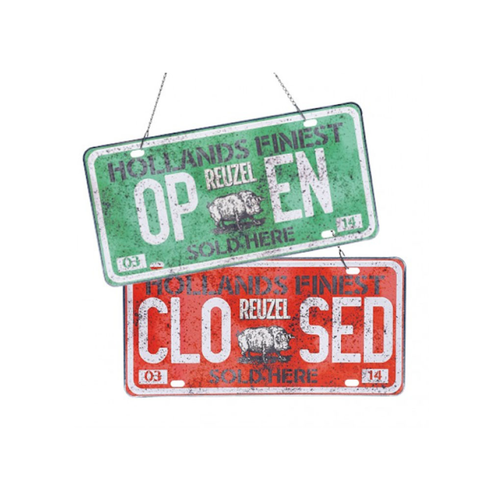 reuzel-targa-vetrina-open-closed- Reuzel Targa Vetrina Open Closed