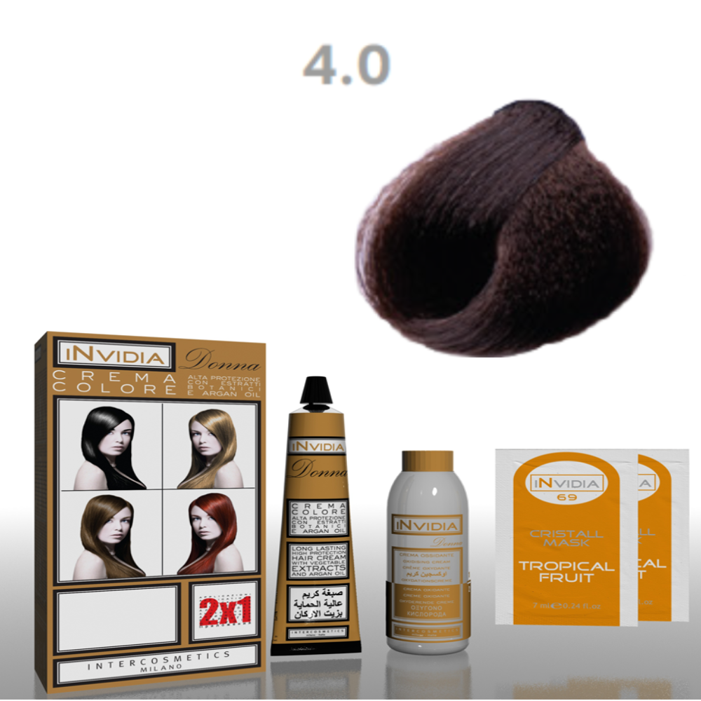 invidia-shampoo-colorante-crema-colore-donna-100ml-4.0-castano Invidia Shampoo Colorante Crema Colore Donna 100ML 4.0 Castano