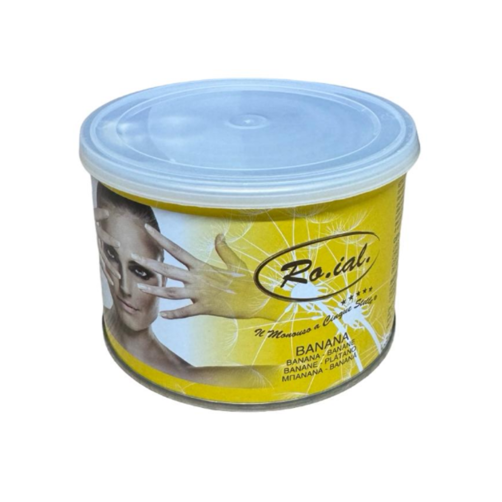 Roial Cera Vaso Depilatoria Liposolubile 800ML Banana