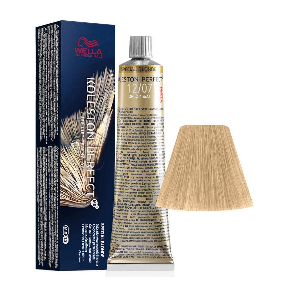 Wella Tinta Koleston Perfect Me 60ML 12/07 Naturale Sabbia