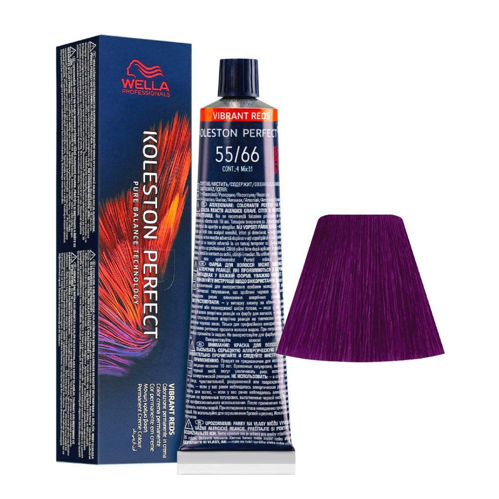 Wella Tinta Koleston Perfect Me 60ML 55/66 Castano Chiaro Intenso Violetto Intenso