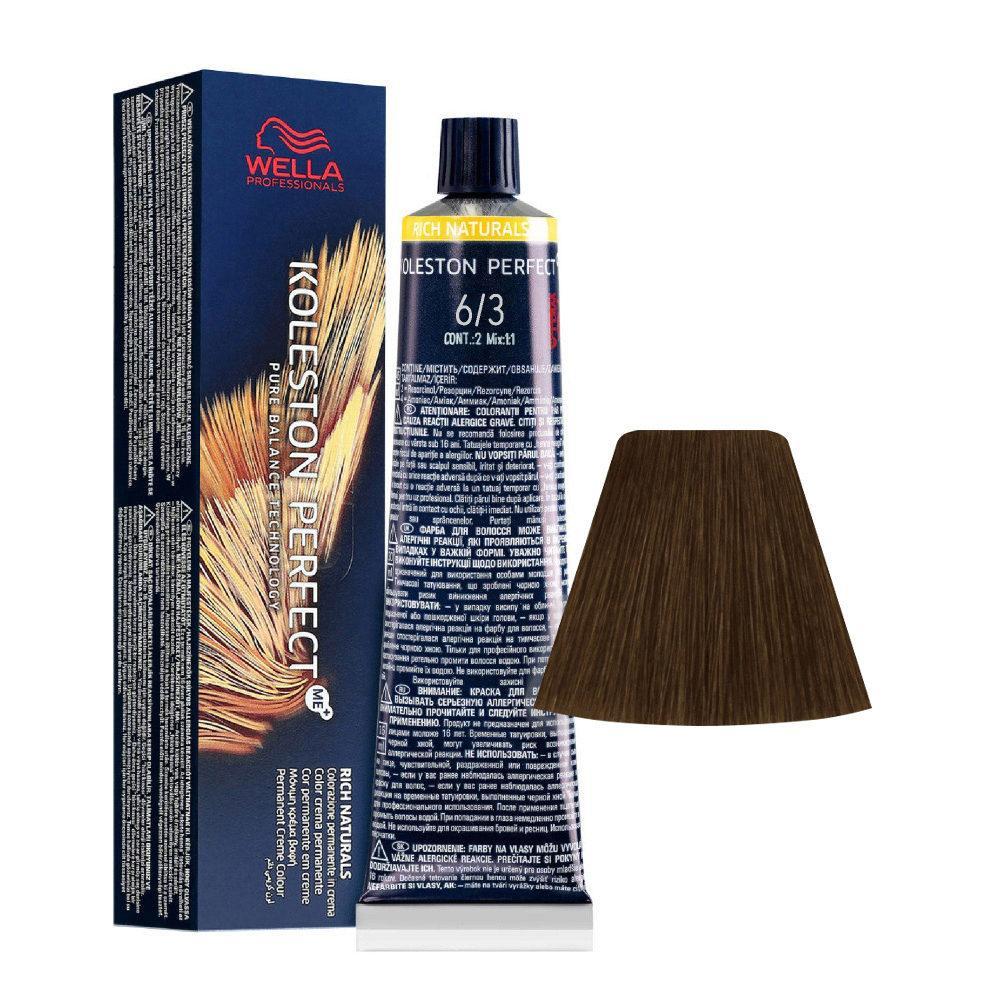 Wella Tinta Koleston Perfect Me 60ML 6/3 Biondo Scuro Dorato