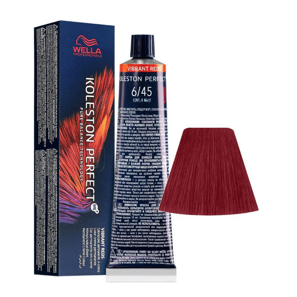 Wella Tinta Koleston Perfect Me 60ML 6/45 Biondo Scuro Rame Mogano
