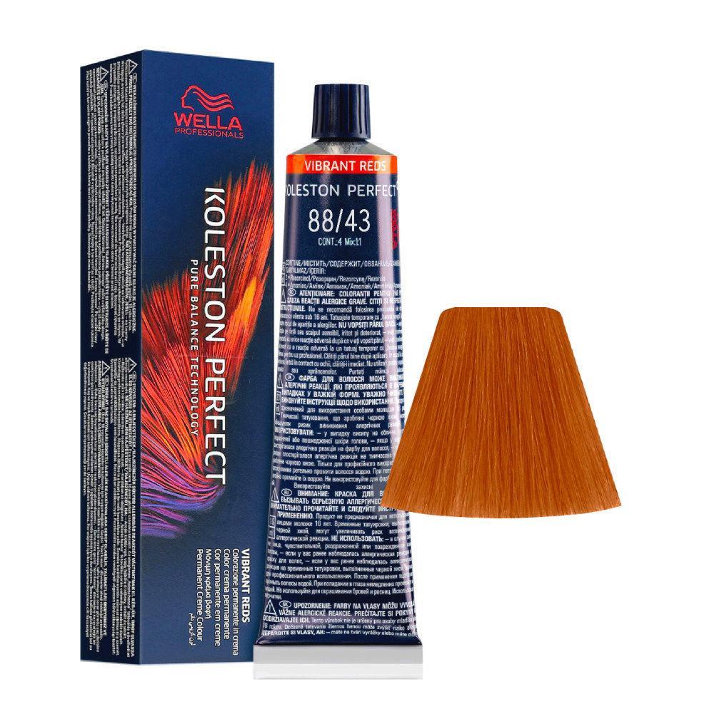 Wella Tinta Koleston Perfect Me 60ML 88/43 Biondo Chiaro Intenso Rame Dorato