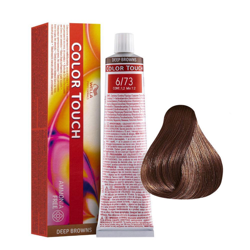 Wella Color Touch Tono Su Tono 60ML 6/73 Biondo Scuro Sabbia Dorato