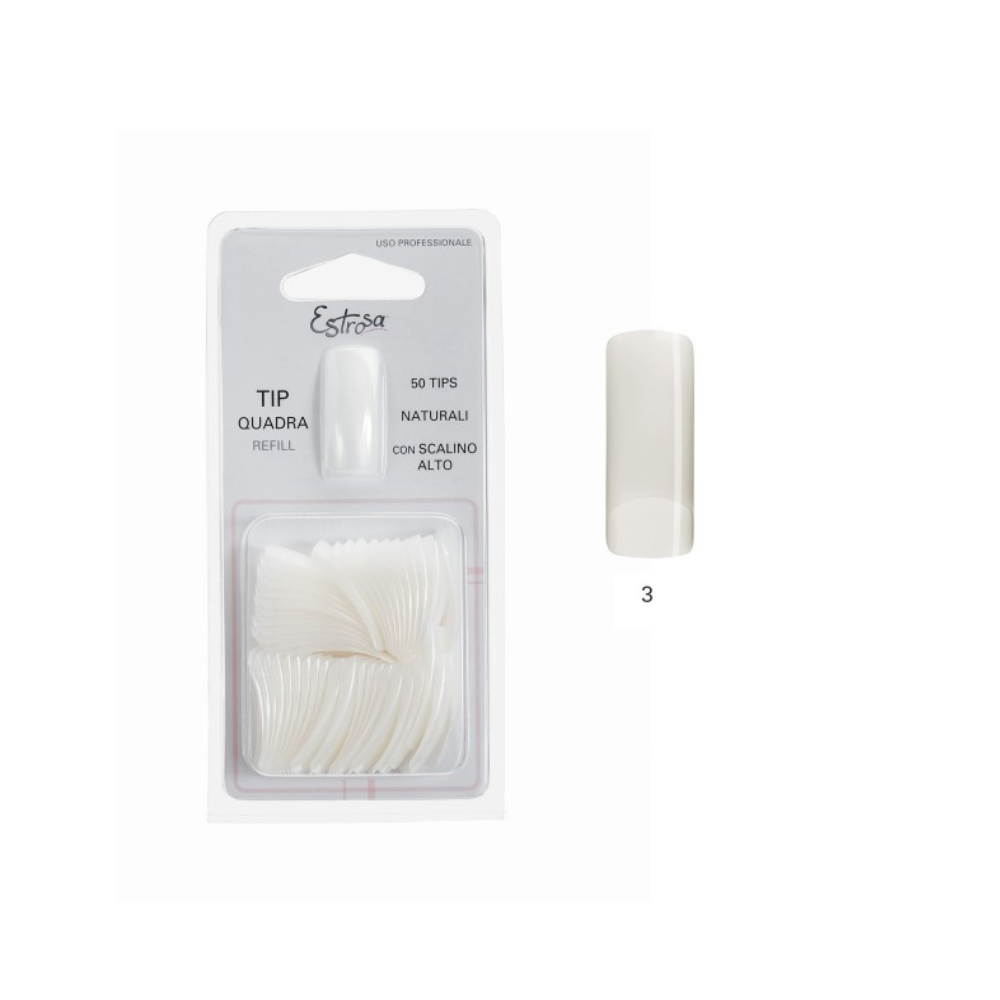 estrosa-tips-refill-quadrata-con-scalino-n.3 Estrosa Tips Refill Quadrata Con Scalino n.3