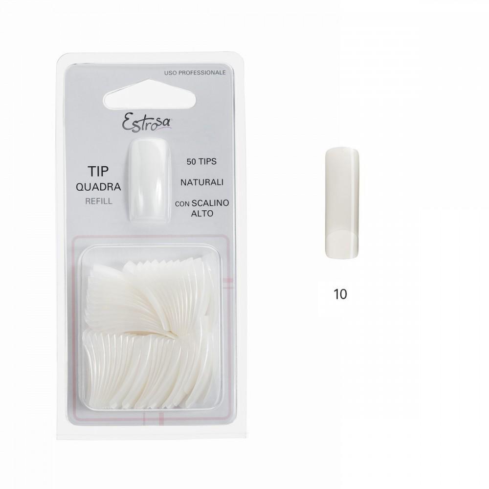 estrosa-tips-refill-quadrata-con-scalino-n.10 Estrosa Tips Refill Quadrata Con Scalino n.10
