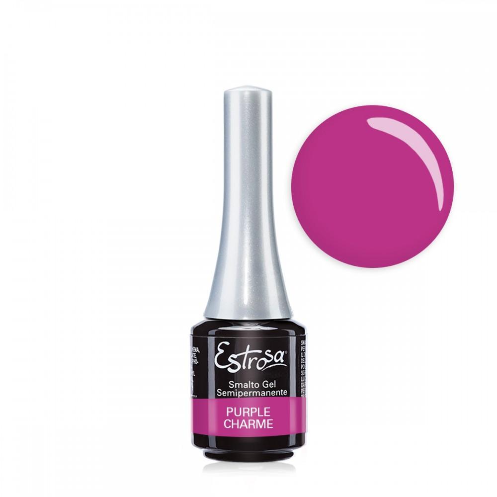 Estrosa Smalto Gel Semipermanente Mini 7ML Purple Charme