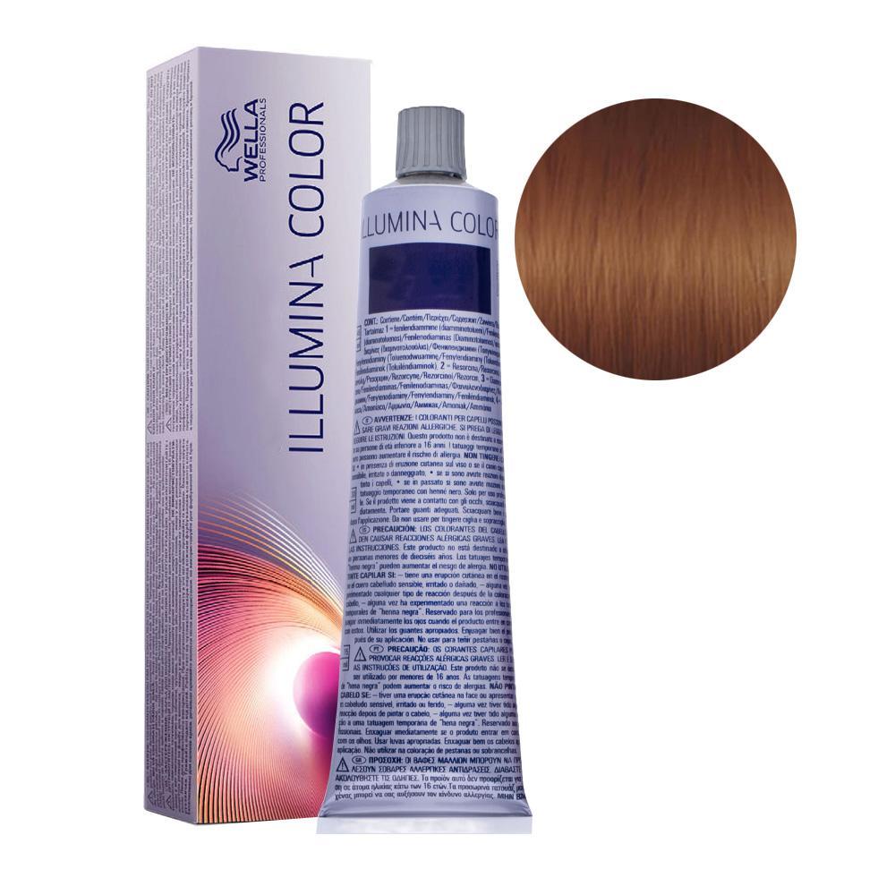 Wella Illumina Color Tinta 60ML 7/43 Biondo Medio Rame Dorato