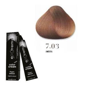 Tinta color cream argan oil 100ml 7.03 ambra