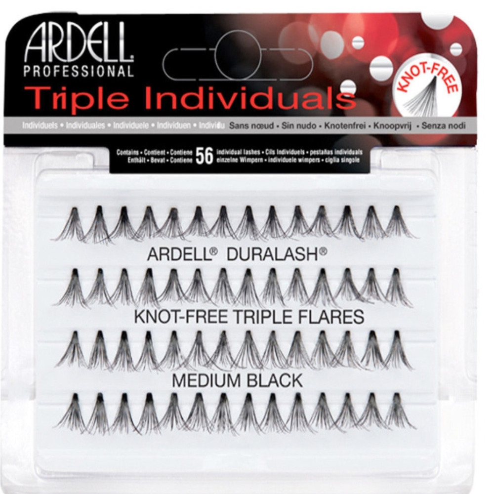 Ardell Triple Individual Ciglia Finte Long Black
