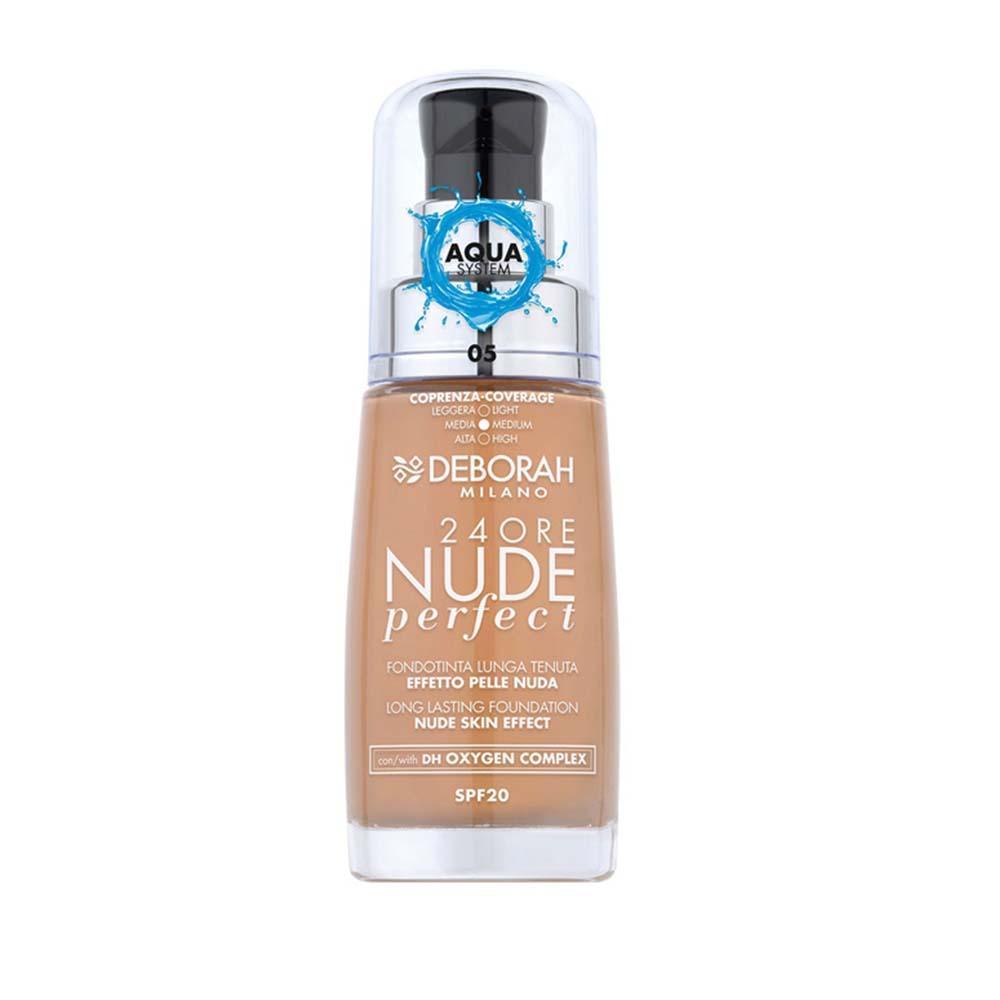 deborah-fondotinta-24-ore-nude-perfect-30ml-amber-5 Deborah Fondotinta 24 Ore Nude Perfect 30ML Amber 5