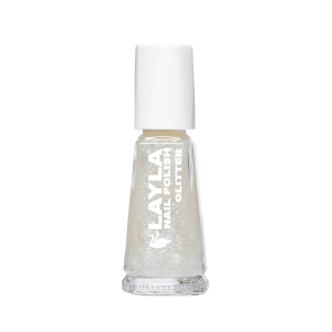 Smalto glitter bianco 10ml