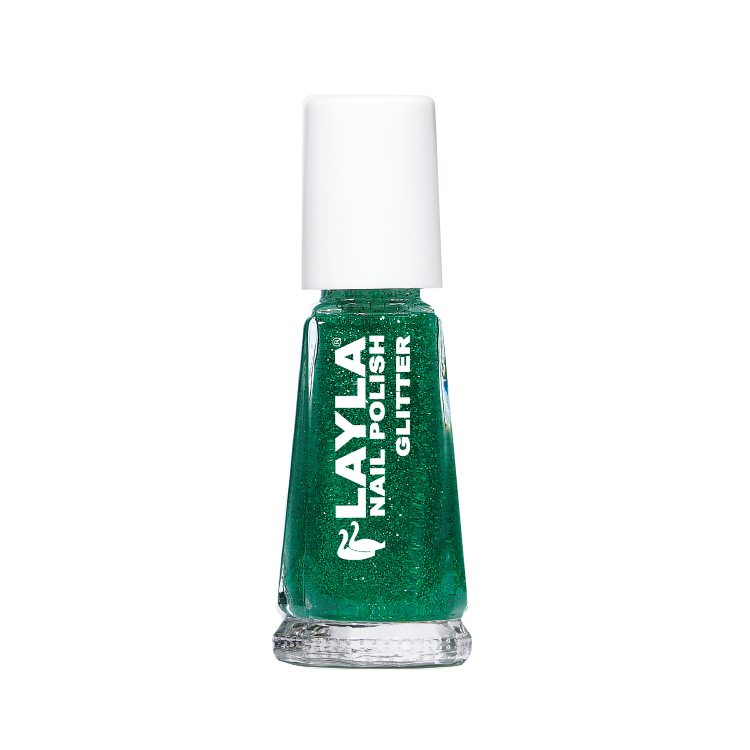 layla-smalto-glitter-verde-10ml Layla Smalto Glitter Verde 10ML