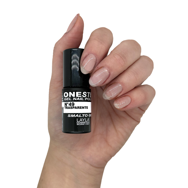 Layla Semipermanente One Step Gel Nail Polish N.49 Trasparent 5ML