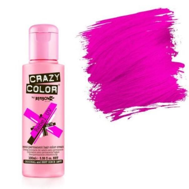 Crazy Color Crema Colorante Semipermanente 100ML E679 78 Rebel Uv