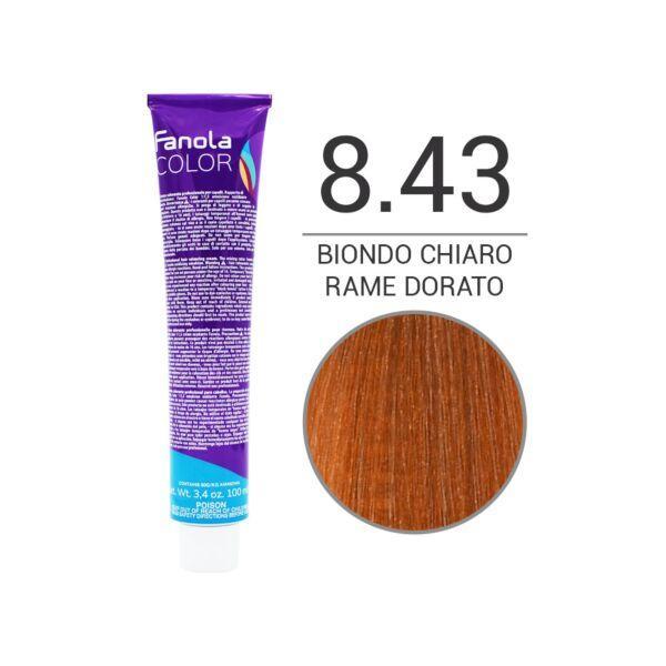 Fanola Tinta Crema Colore 100 ML 8.43