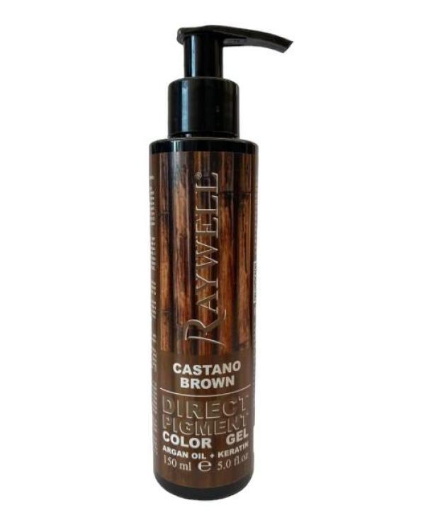 raywell-direct-pigment-color-gel-150ml-castano Raywell Direct Pigment Color Gel 150ml Castano