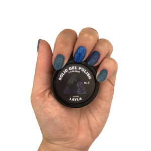 Smalto solid gel polish trio uv led 15gr n.03 mystic teal