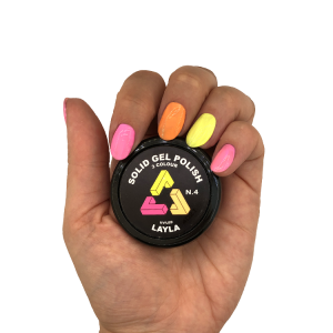 Smalto solid gel polish trio uv led 15gr n.04 fluo