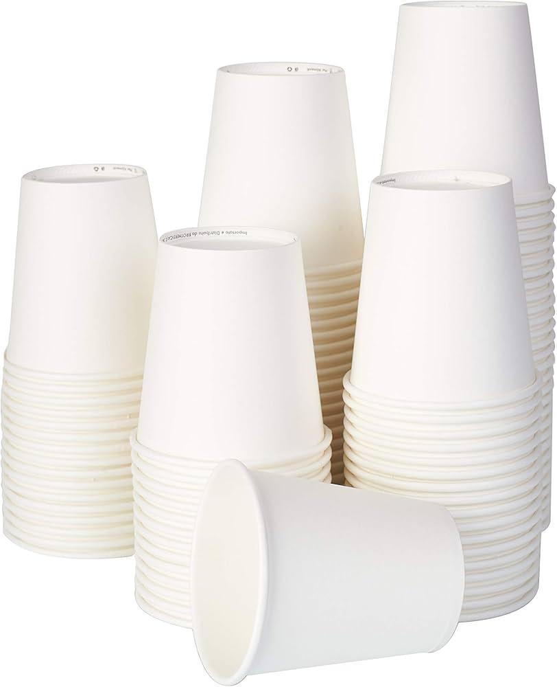 Bicchieri Carta Bianco 200ML 100 PZ 2X50PZ Bicchieri Carta Bianco 200ML 100 PZ 2X50PZ