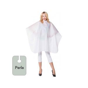 Mantella taglio con bottoncino nylon perla