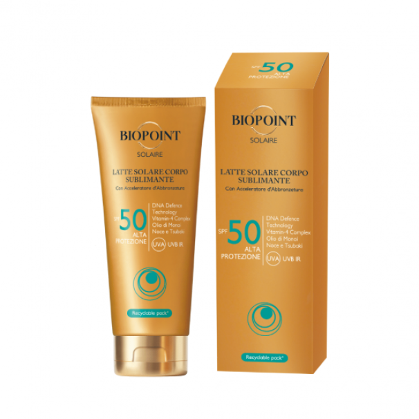 biopoint-latte-solare-corpo-sublimante-200ml-spf-50 Biopoint Latte Solare Corpo Sublimante 200ML SPF 50
