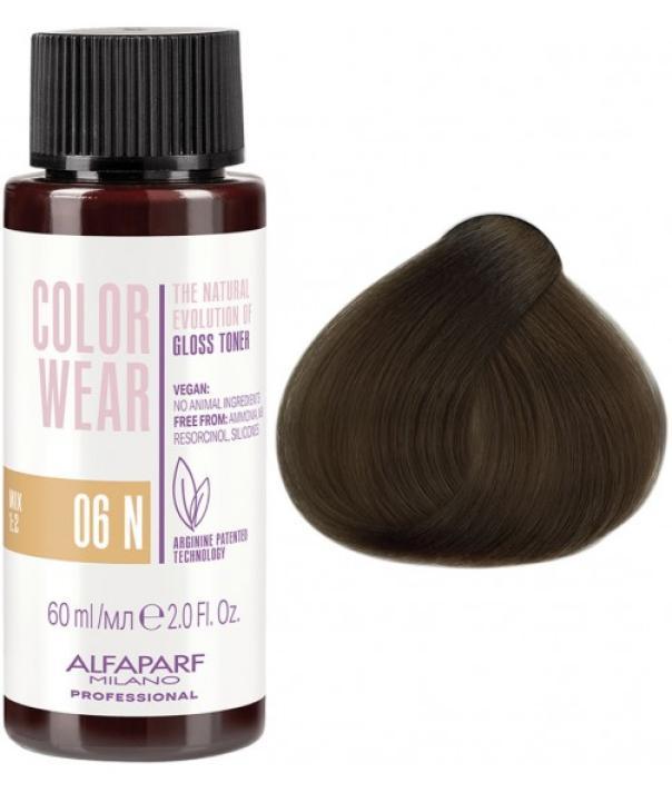 Alfaparf Toner Color Wear Liquid Gloss 60ML 06 Biondo Scuro Naturale