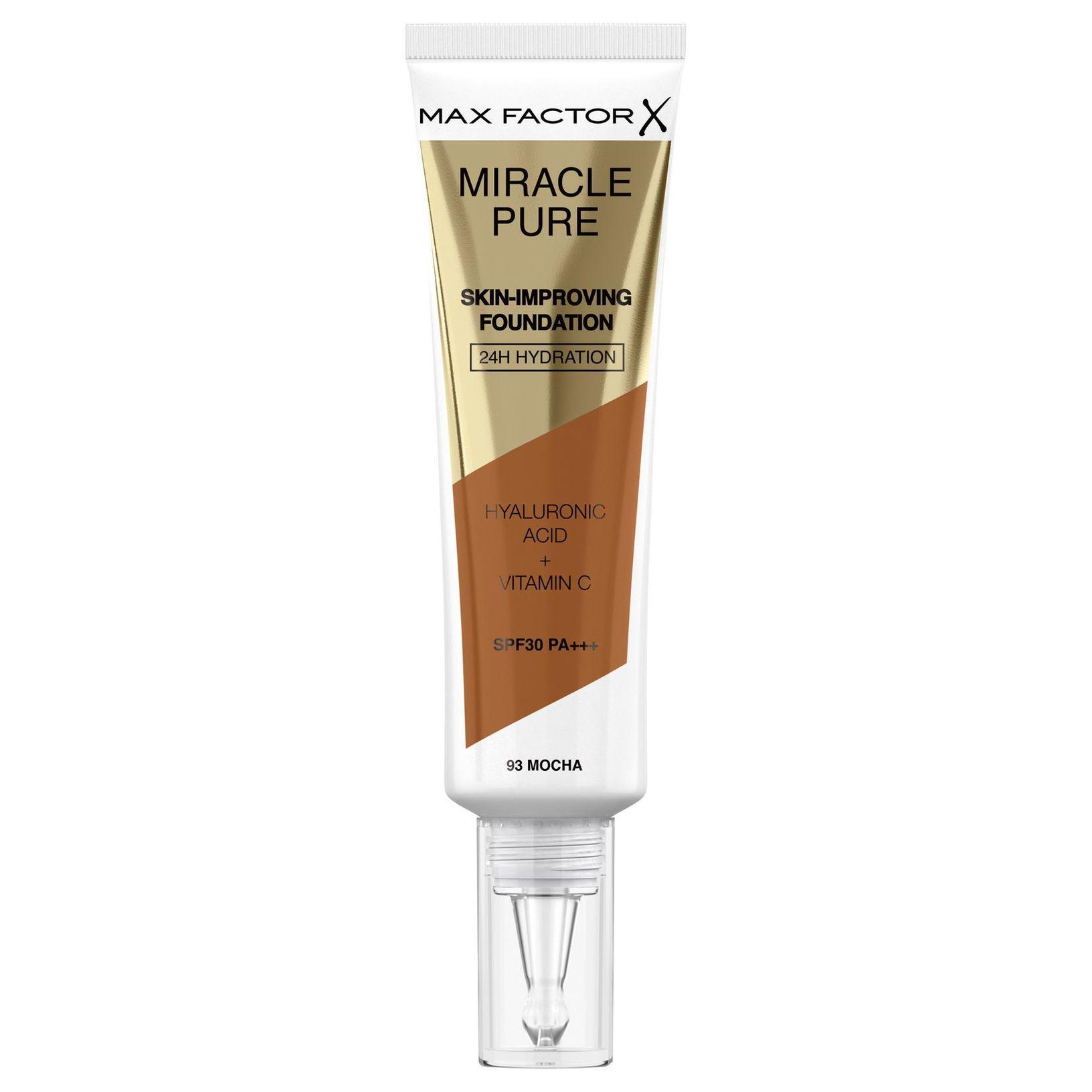 max-factor-fondotinta-miracle-pure-n.93-mocha Max Factor Fondotinta Miracle Pure N.93 Mocha