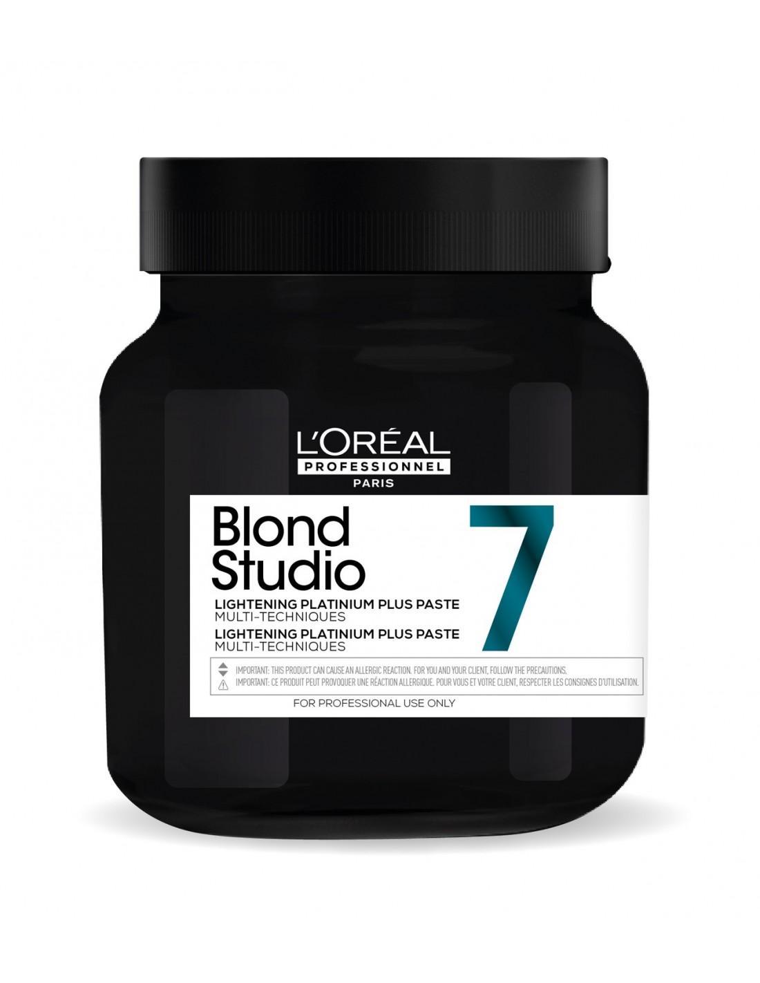 Lu00b4Oru00e8al Decolorante In Pasta Blond Studio 7 Platinum Plus Paste 500ML
