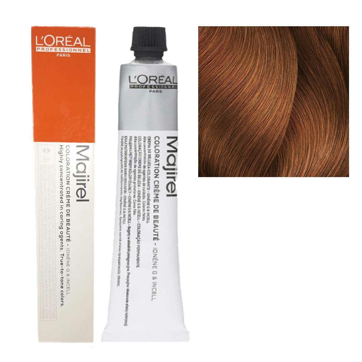 Lu00b4Oru00e8al Tinta Majirel 50ML 7.4 Biondo Rame