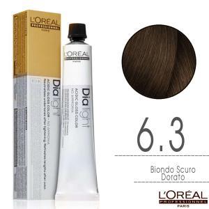 L'oréal tinta dia light tono su tono 50ml 6.3 biondo scuro dorato