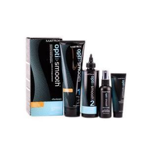 Crema stirante kit optismooth 0 capelli naturali