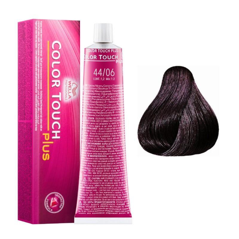 Wella Color Touch Tono Su Tono 60ML 44/06 Castano Intenso Naturale Viola Porpora