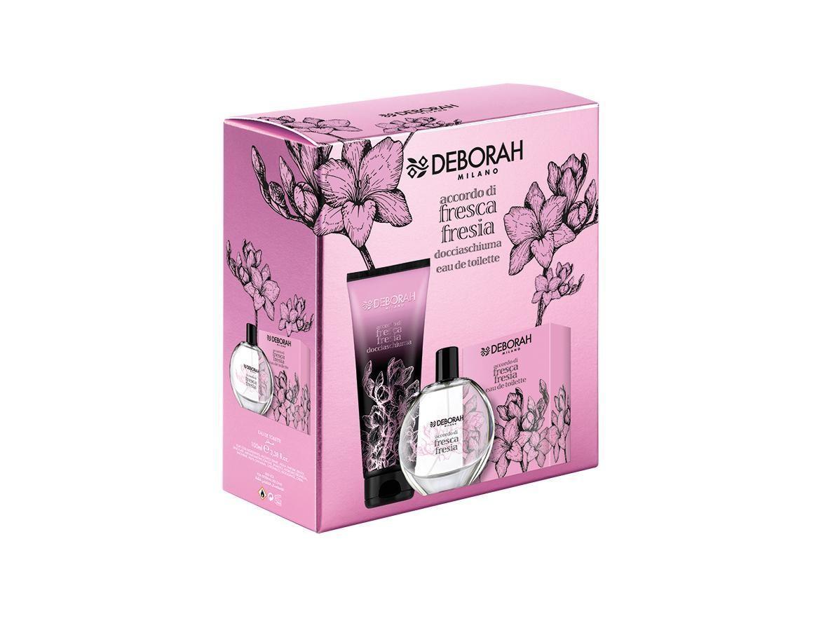 deborah-eau-de-toilette-fresca-fresia-100-ml-+-docciaschiuma-fresca-fresia-250-ml Deborah Eau De Toilette Fresca Fresia 100 ML + Docciaschiuma Fresca Fresia 250 ML