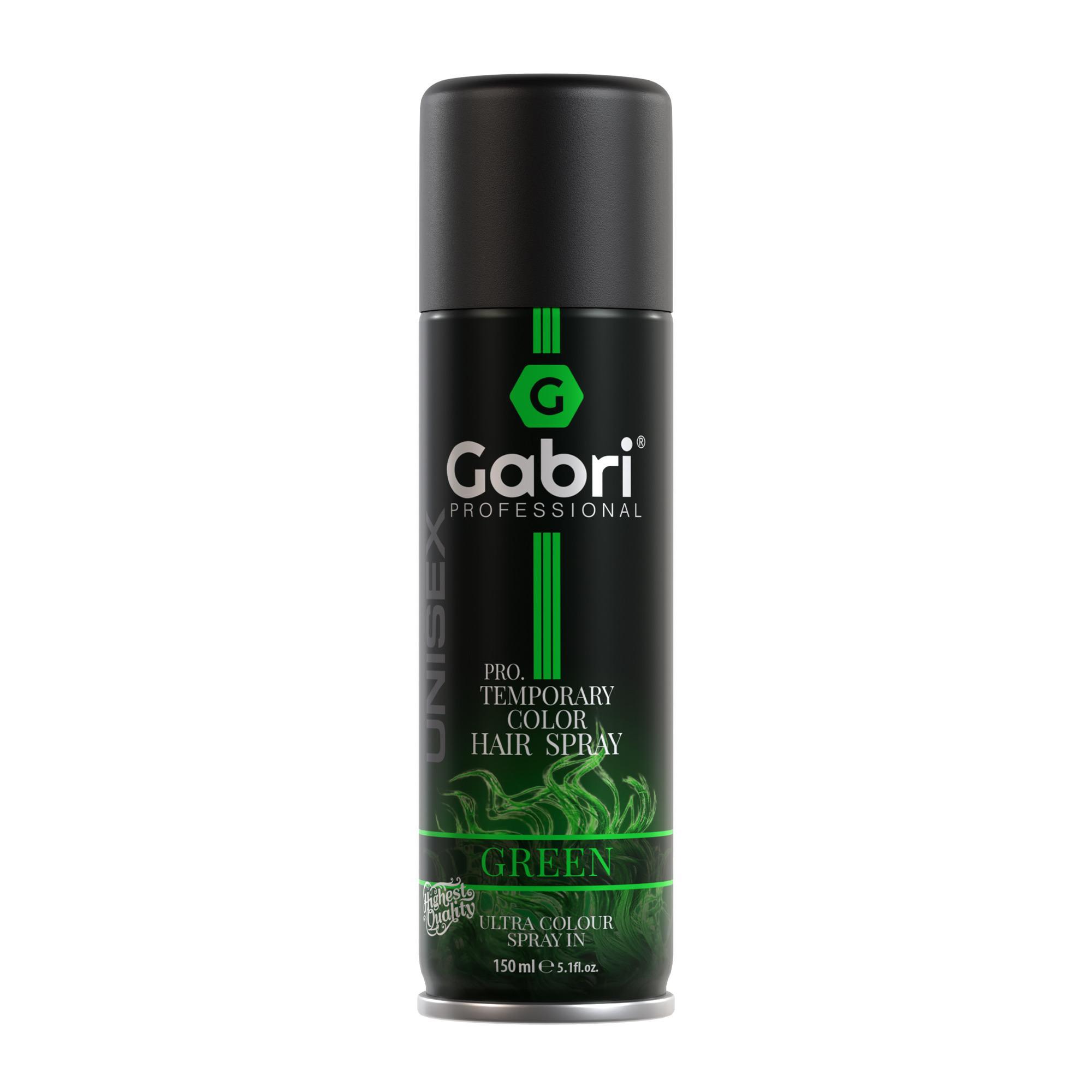 gabri-spray-colorante-pro-temporary-verde-150ml Gabri Spray Colorante Pro Temporary Verde 150ml