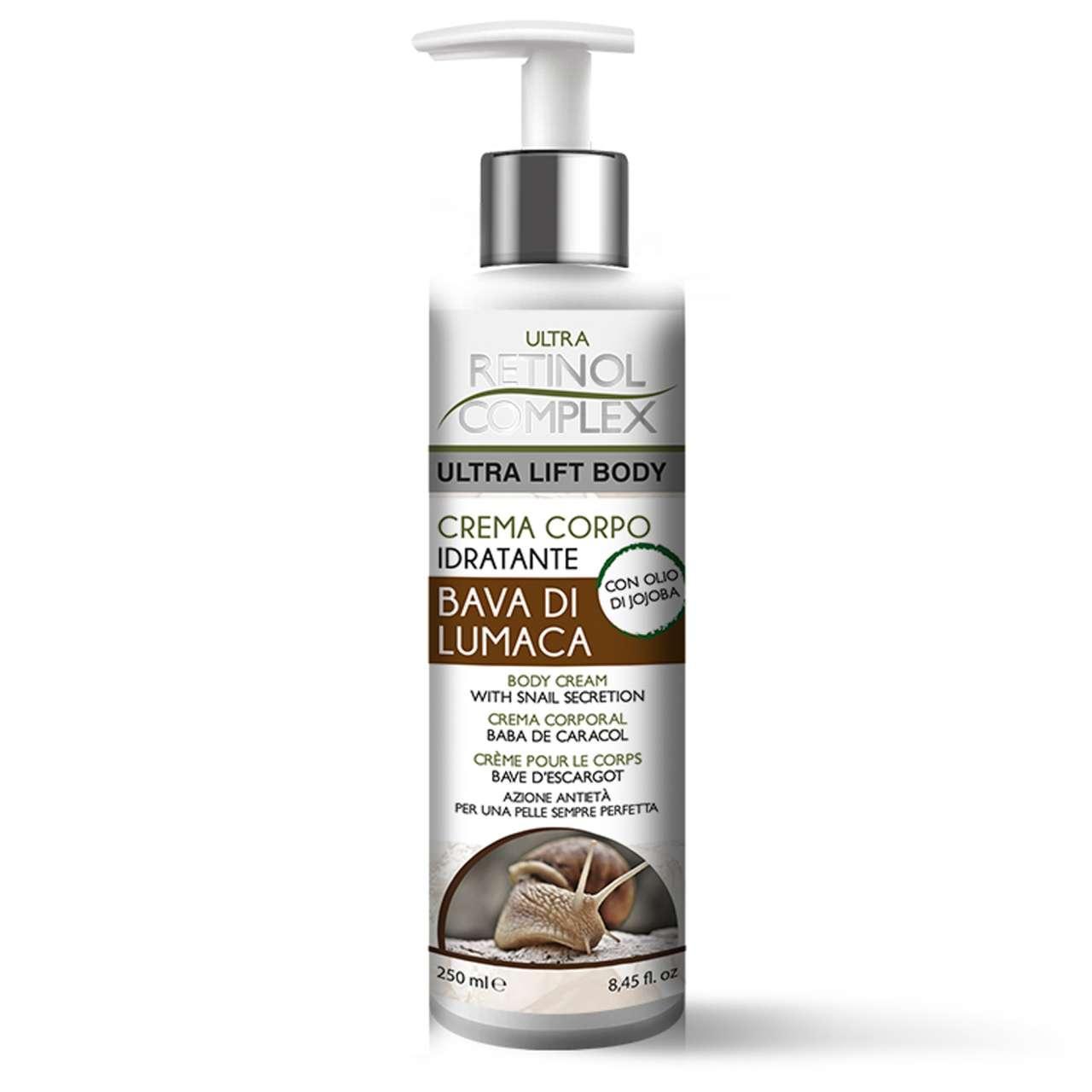 ultra retinol retinol complex crema corpo idratante bava di lumaca 250ml 303 - foto 1