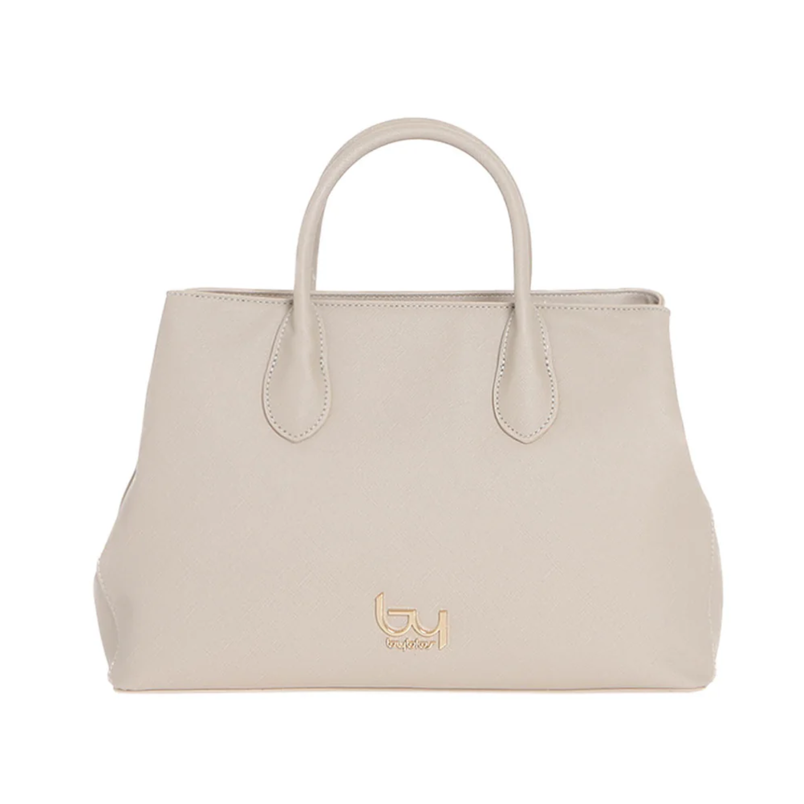Borsa Byblos in sintetico colore avorio con manici lunghi