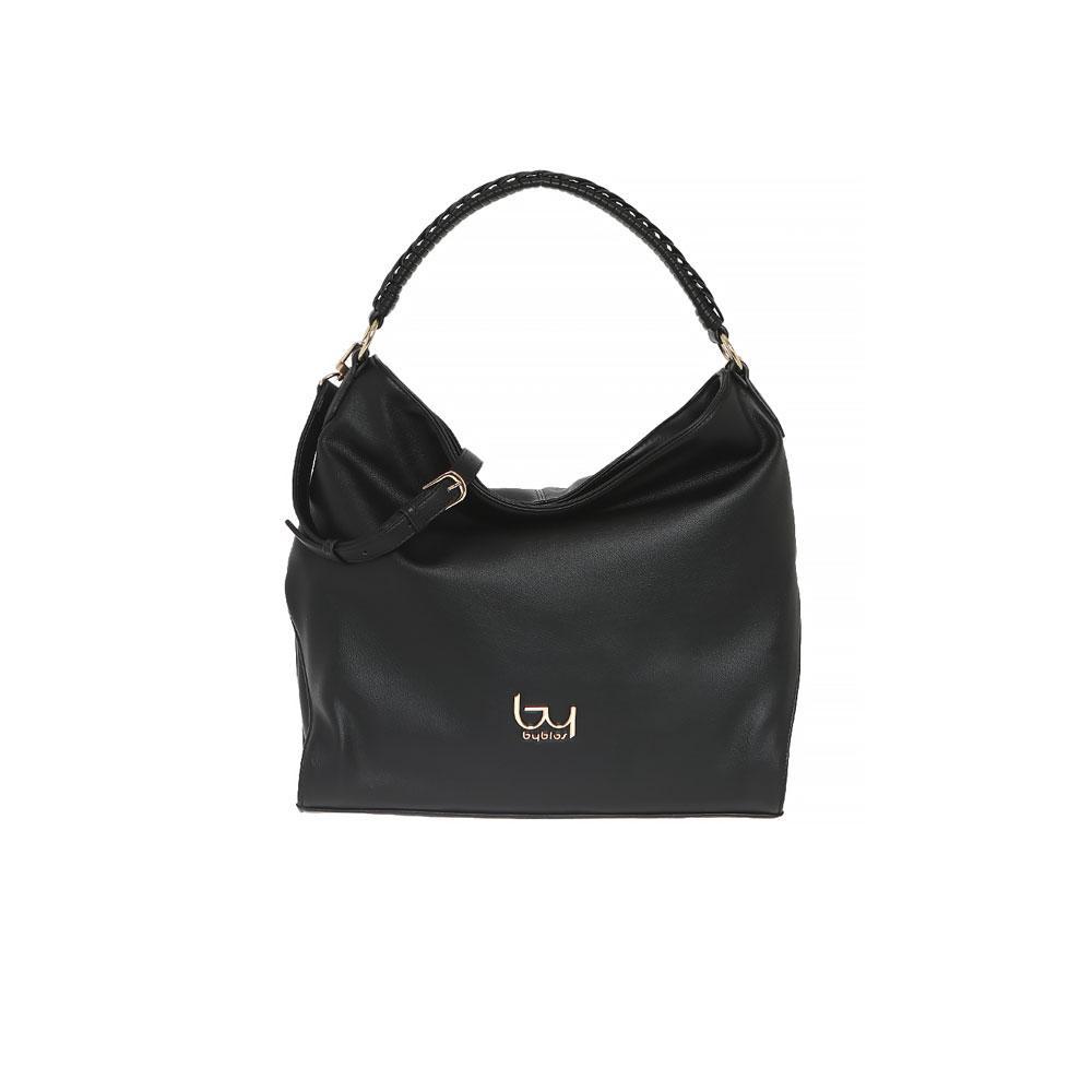 byblos byblos borsa sintetico black bybs39b01 t04 - foto 1 Borsa Byblos sintetico nero forma strutturata