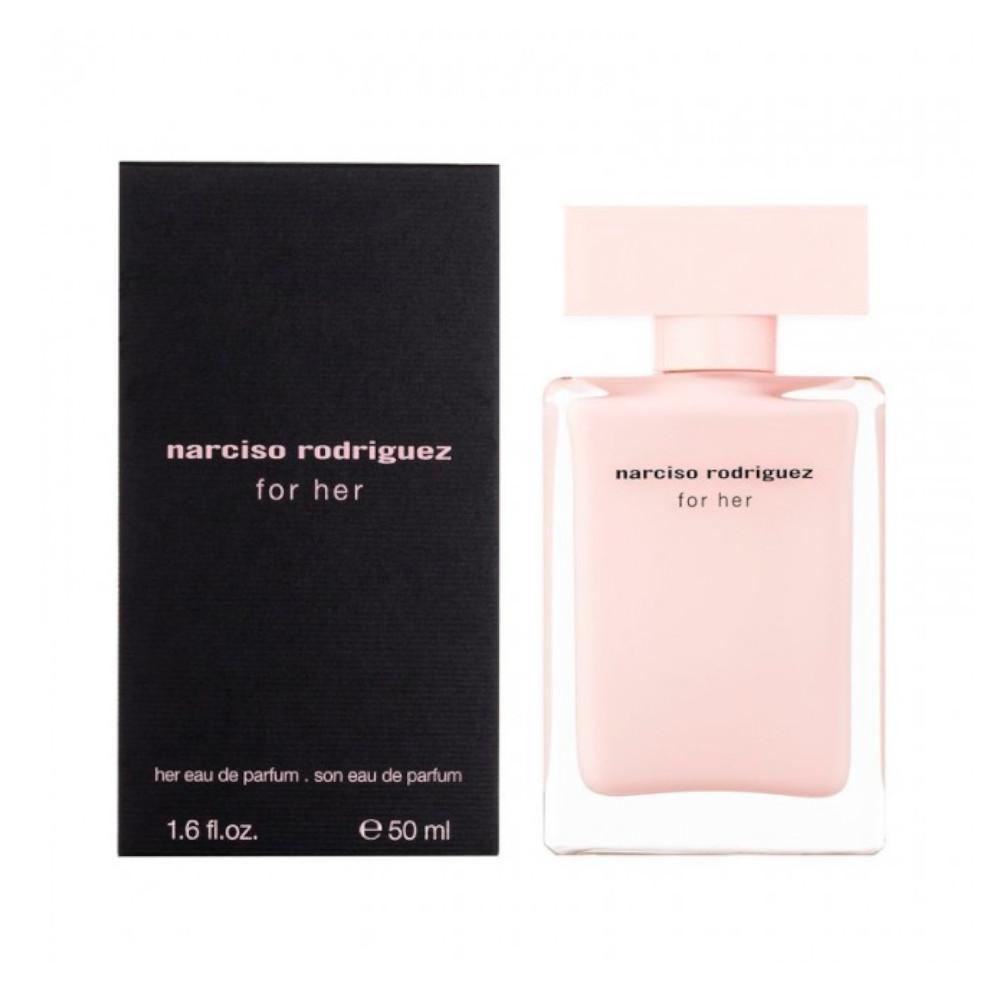 Flacone di profumo Narciso Rodriguez Her 50ml con scatola, vista frontale