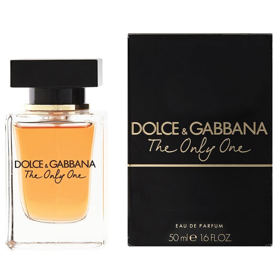 Profumo Dolce&Gabbana The Only One 50ml con flacone trasparente, tappo nero e scatola