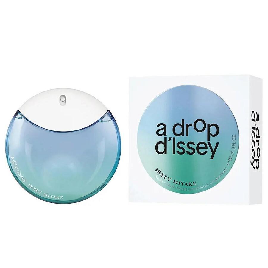 issey miyake e.d.p.issey a drop fraicher 50ml - foto 1 Issey Miyake A Drop d'Issey EDP 50ml: flacone blu-azzurro e packaging rotondo