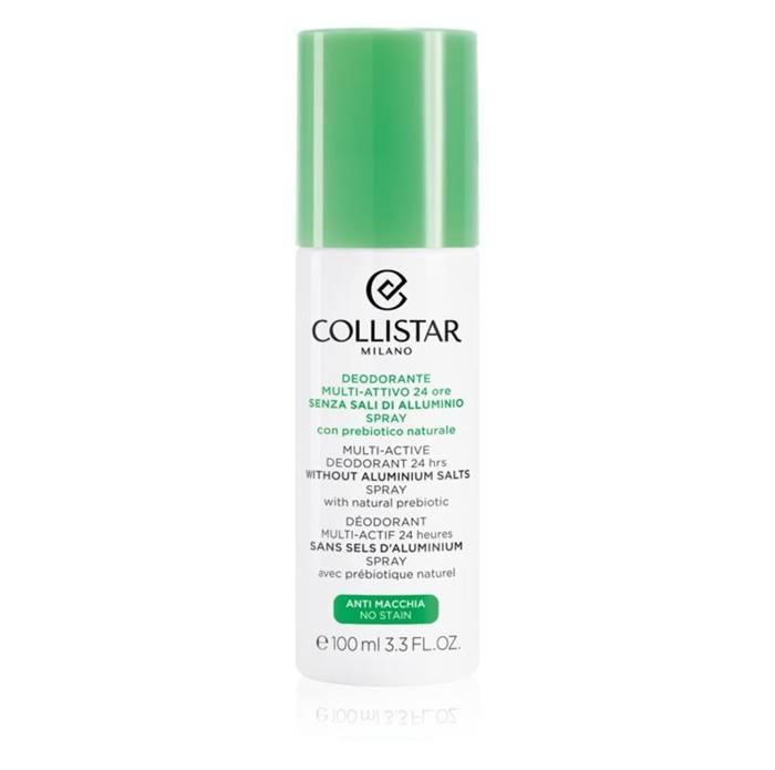 Deodorante spray multi-attivo Collistar senza alcol, flacone da 100 ml