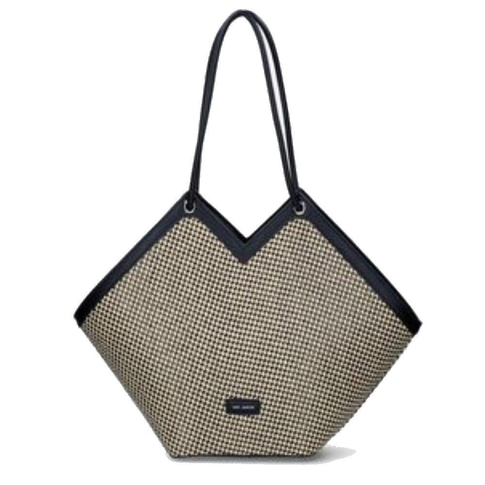 mac alyster mac alyster borsa shopping noir kp-3001 - foto 1 Borsa shopping MAC ALYSTER in tessuto canvas con manici, modello KP-3001 colore nero