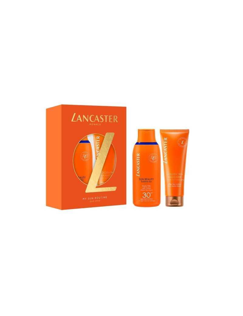 Kit protezione solare SPF30+ Lancaster Sun con formato maxi 125 ml
