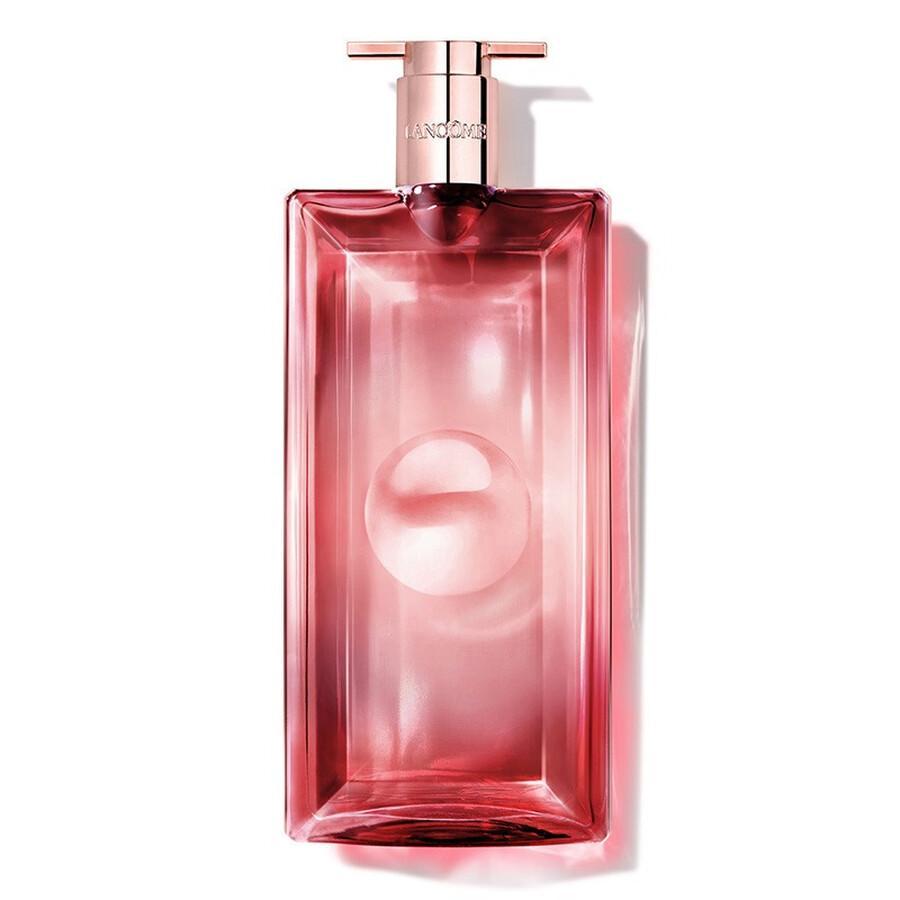 Flacone Lancôme Idole Power EDP 100ml, forma rettangolare rosa con spruzzatore oro rosa