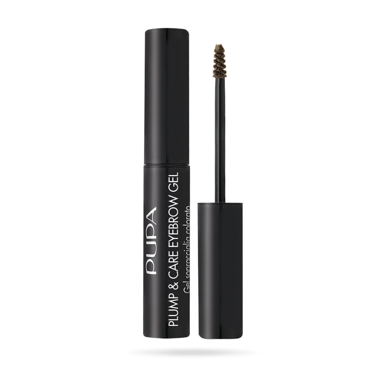 Gel per sopracciglia PUPA Eyebrow Plump&Care con applicatore a spazzolino