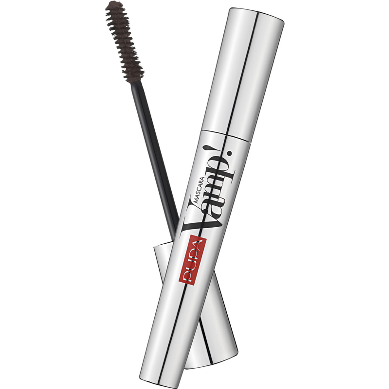 Mascara volumizzante Vamp! 200 Brown PUPA con applicatore curvo