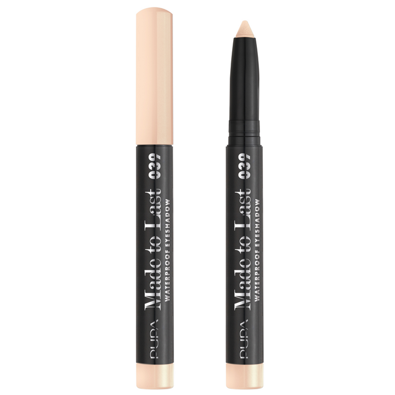 pupa pupa made to last wp eyeshad39 - foto 1 PUPA Made to Last WP ombretti stick champagne e nero con applicatore